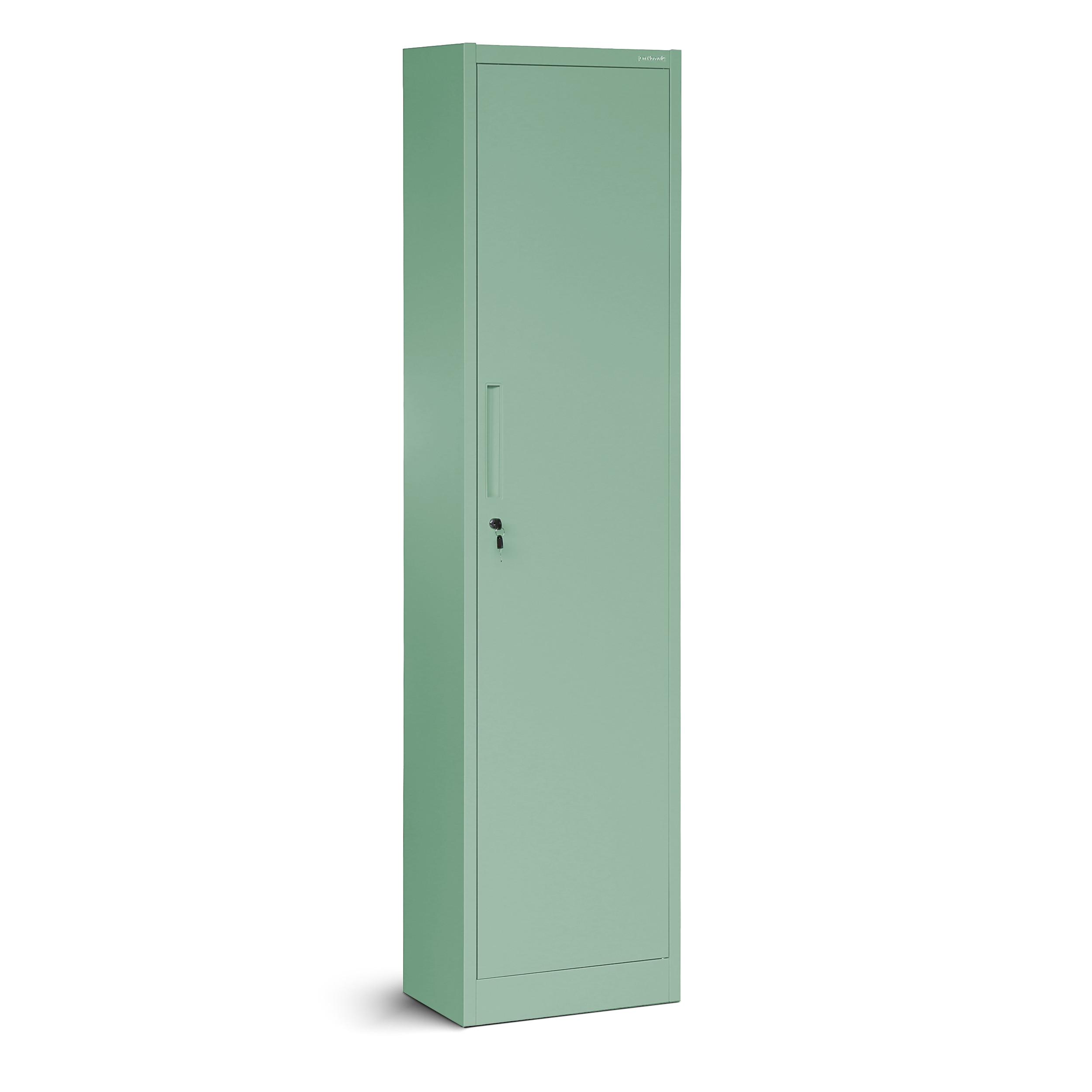 JAN NOWAK Wysoka szafka biurowa ALEX, 450 x 1850 x 400 mm, Fresh Style: pastelowy zielony  - Jan Nowak zdjęcie 1
