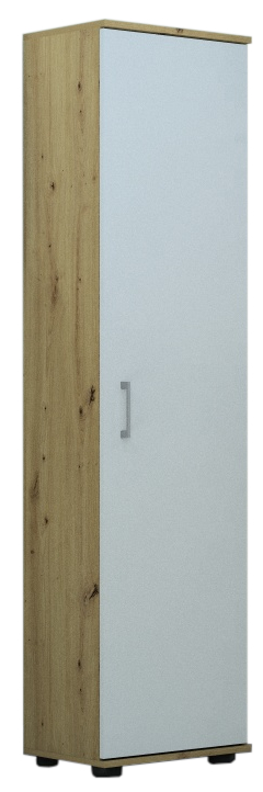 Regał G 30 1D Dab Artisan z białymi drzwiami - Meldo zdjęcie 1