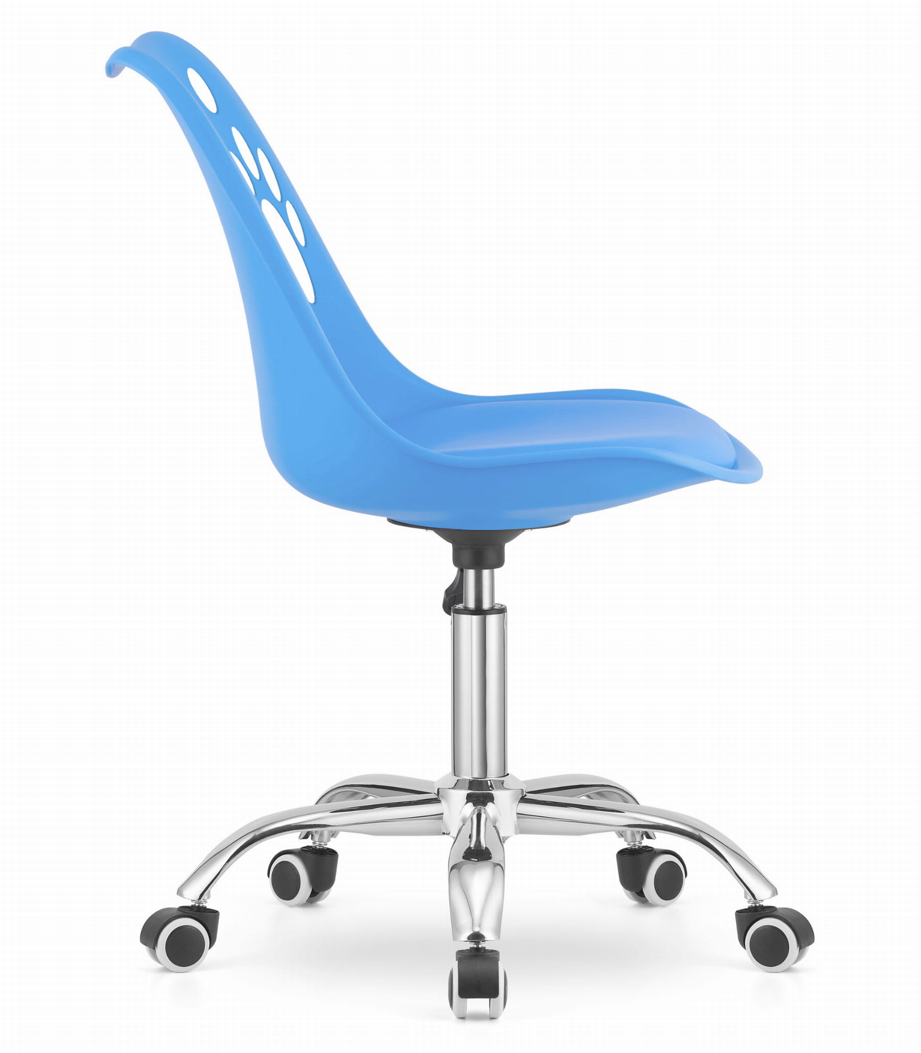 Krzesło obrotowe PRINT - niebieskie zdjęcie 4