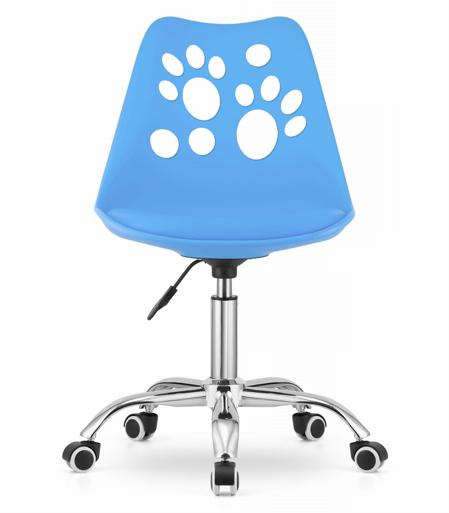 Krzesło obrotowe PRINT - niebieskie zdjęcie 2