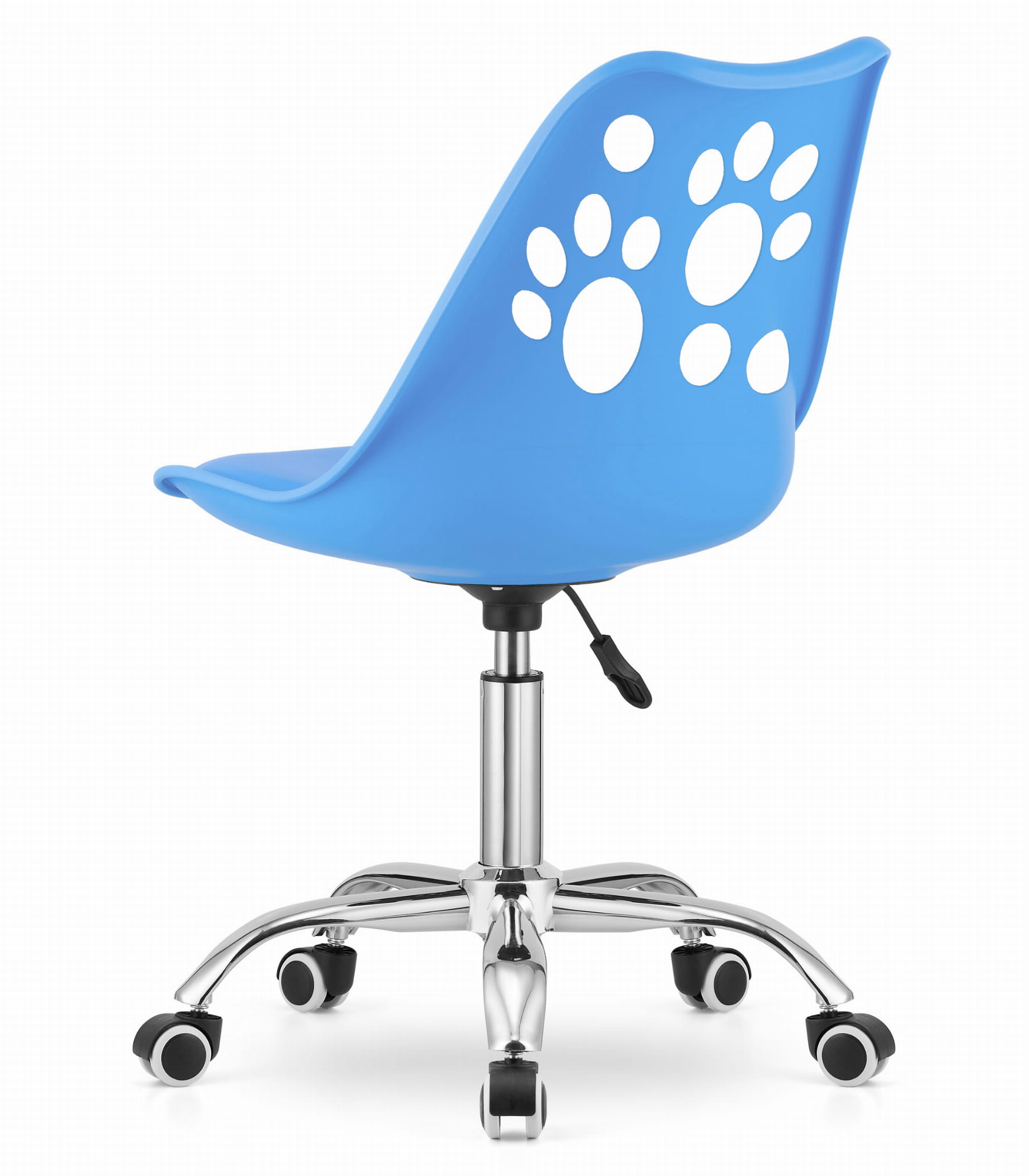Krzesło obrotowe PRINT - niebieskie zdjęcie 3