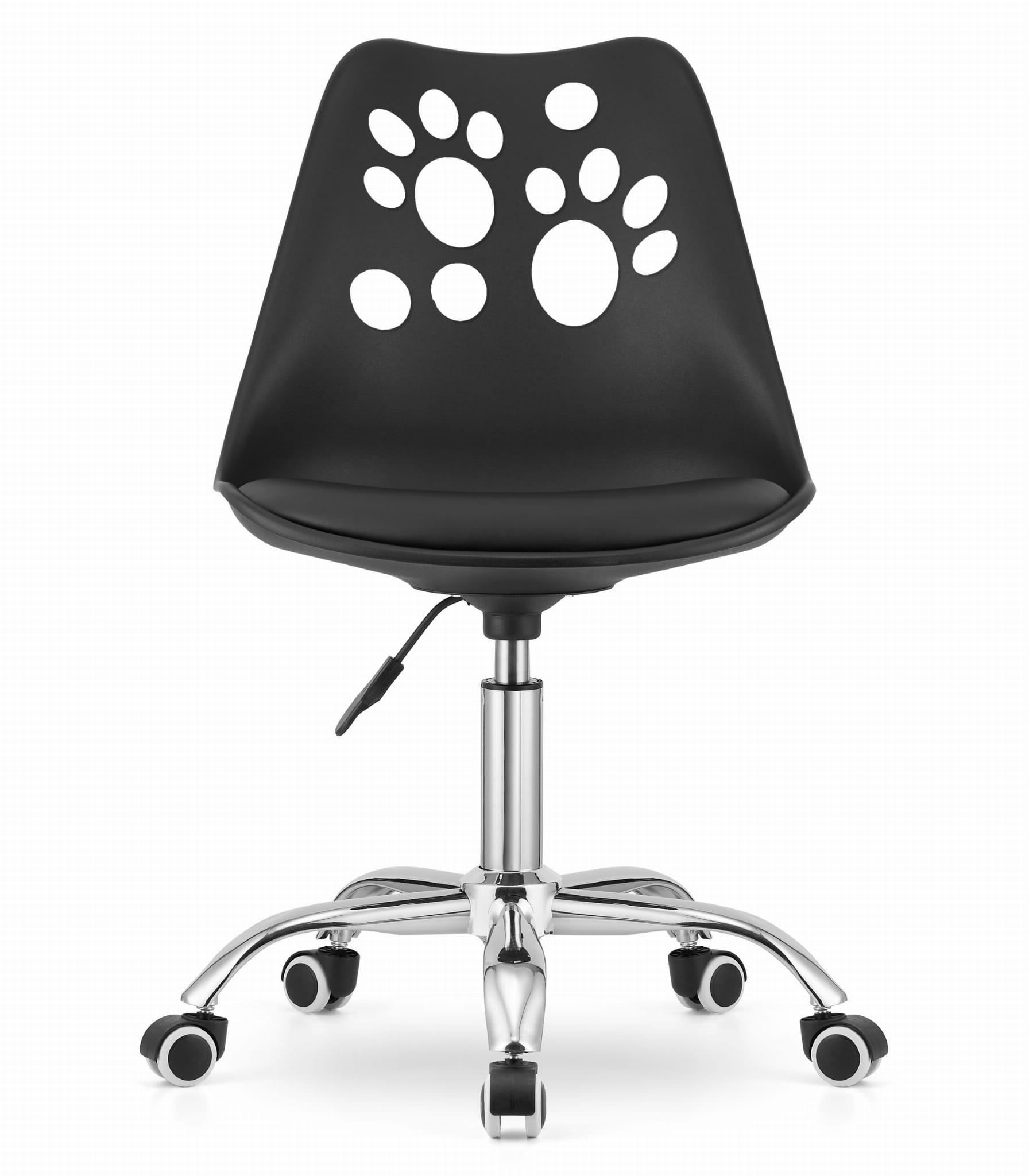 Krzesło obrotowe PRINT - czarne zdjęcie 2