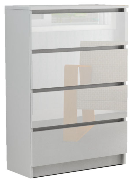 Komoda RICO 4s WYSOKI POŁYSK 70 cm AKRYL