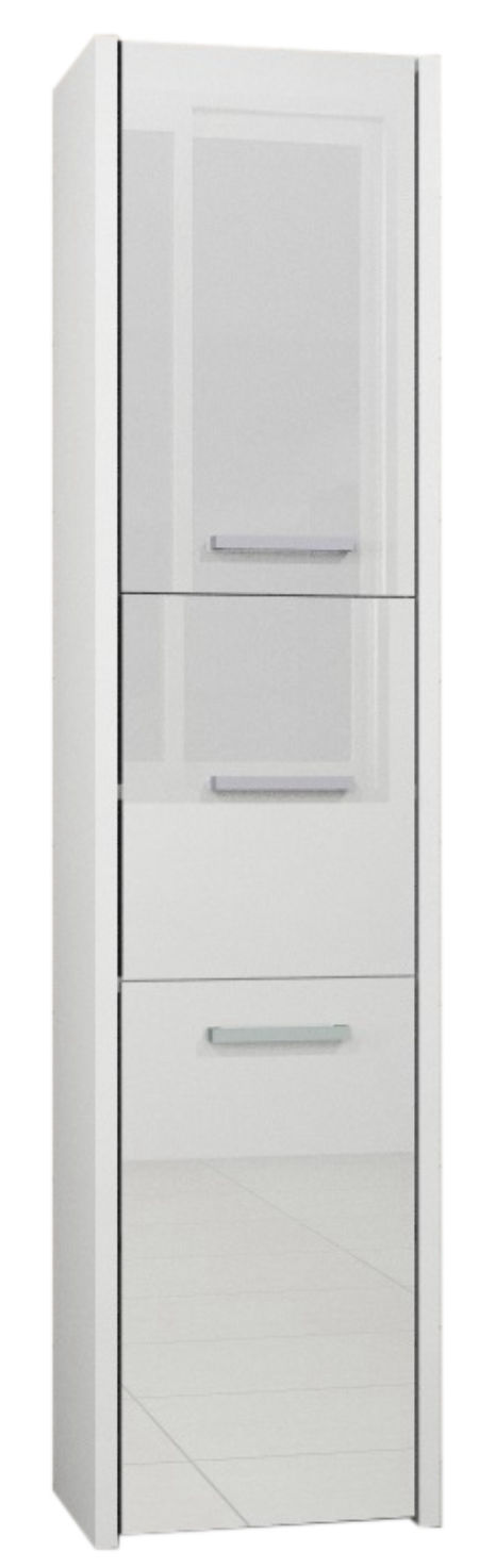 Słupek łazienkowy LUNA 40 3D wysoki połysk