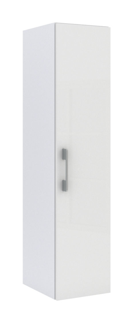 Słupek lazienkowy wiszący LUNA 1D 40 cm Biała