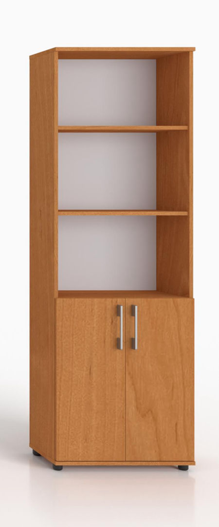 Regał biurowy na ksiażki i segragatory G 80 II 2D olcha