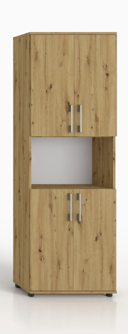 Regał biurowy G 60 4D Dąb Artisan