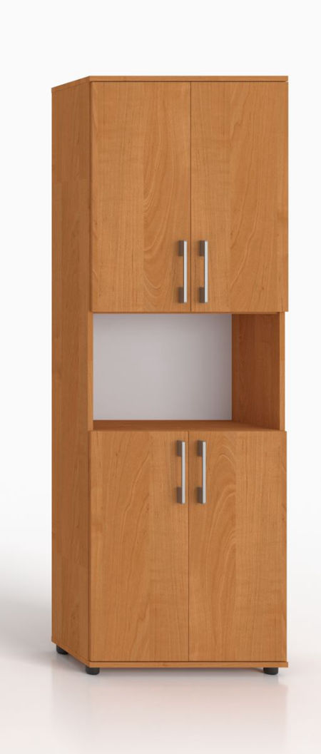 Regał biurowy na ksiażki i segragatory G 80 4D olcha