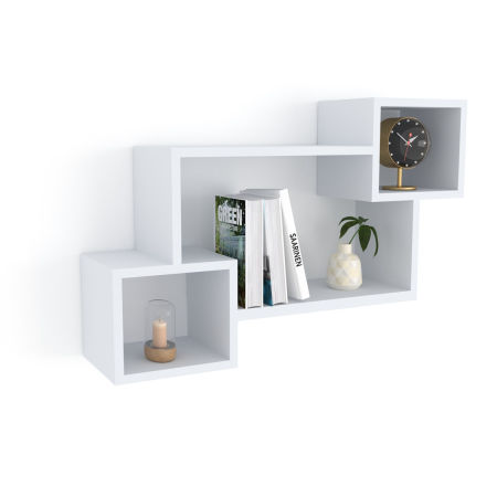 Półka wisząca 3Z biała 80x57x20 cm - pozioma lub pionowa