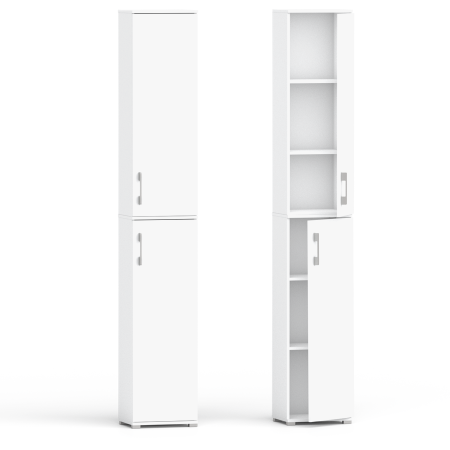 Szafa biurowa Pola 215 - 2D 30 cm biała.