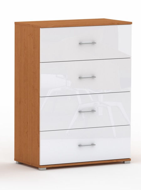 Komoda POLA 4s olcha połysk - 4 szerokości do wyboru. Komoda 4 sufladowa.